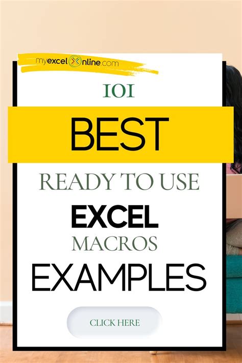 101 Excel Macros Examples | MyExcelOnline | Excel macros, Microsoft ...