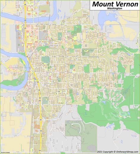 Mount Vernon Map | Washington, U.S. | Discover Mount Vernon with ...