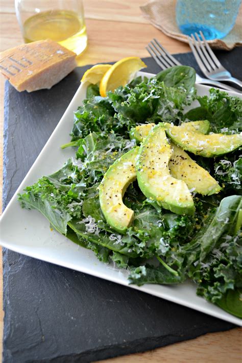 Avocado, Kale and Spinach Salad {Guest Post by Sarcastic Cooking} - A ...