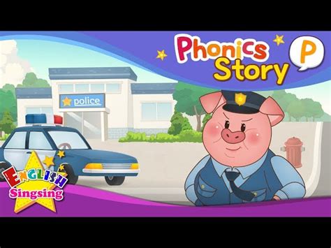 English singsing: phonics story P. - English ESL video lesson