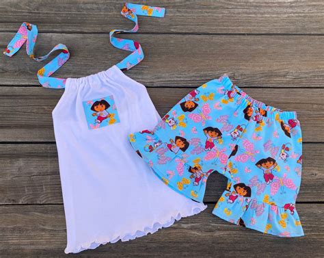 Dora The Explorer Summer Girl Clothing | Dora The Explorer Outfit