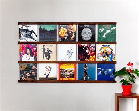 Vinyl Record Storage Shelf Wall Mounted Record Holder | Etsy | Record wall display, Vinyl record ...