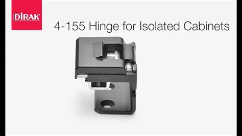 Introducing the DIRAK 4-155 Hinge for Isolated Cabinets - YouTube