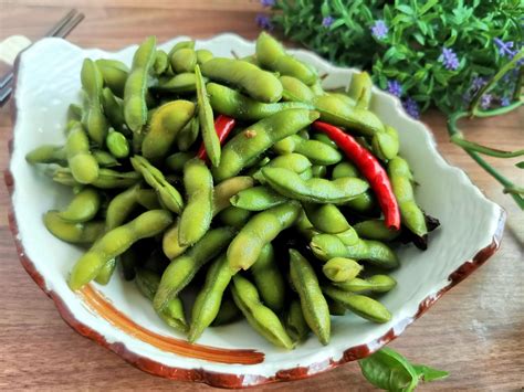 Spiced Green Soybeans | Edamame Soy Beans Recipe Summer Snack