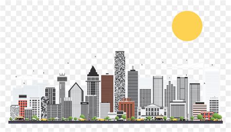 Dallas Texas Skyline Silhouette Tall, HD Png Download - vhv