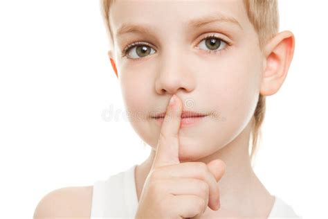 Be quiet stock photo. Image of mouth, hand, caucasian - 19599880