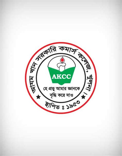 azam khan commerce college khulna vector logo