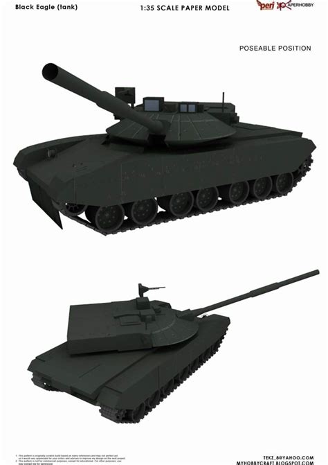 paperhobby: Black Eagle (tank) 1:35