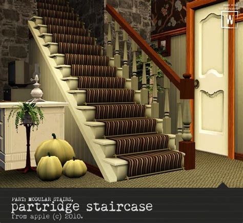 Apple's Partridge Staircase | Sims 3 mods, Sims, Sims 3