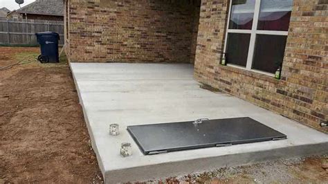 Storm Shelter Back Patio in OKC - Aaron's Storm Shelter, Call Today!