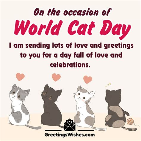 International Cat Day Messages And Quotes (8th August) - Greetings Wishes