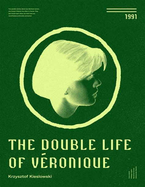 Double Life of Veronique Poster | Double life, Graphic design, Poster design