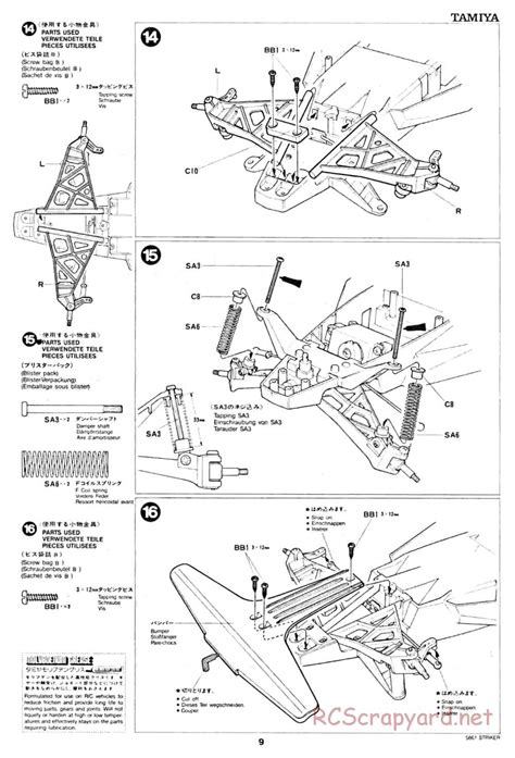 Tamiya - 58061 - Manual • Striker • RCScrapyard - Radio Controlled Model Archive