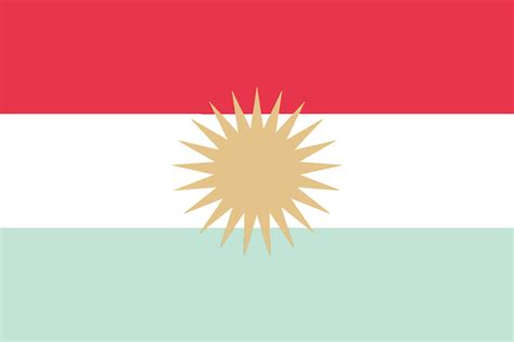 the Kurdish flag except I picked it's colours out using hatsune miku ...