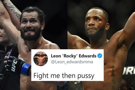 Leon Edwards tells 'P***y' Jorge Masvidal to accept the fight