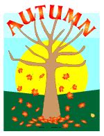 Printable Autumn Leaves and Tree Poster