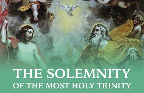 May 30, 2021 ~ The Solemnity of the Most Holy Trinity / Year of St. Joseph | The Parish of Mary ...