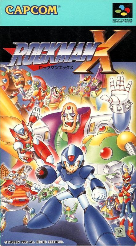 Mega Man X (1993) SNES box cover art - MobyGames