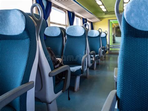 Interior of Passenger Car in Regional Train Stock Photo - Image of railcar, rail: 141460842