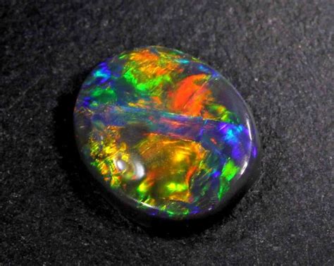 2.60 cts black opal from lr - gem quality in 2020 (With images) | Precious opal, Black opal, Opal