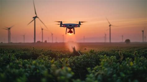 Premium Photo | Agriculture drone fly Farmers fly drones to spray ...