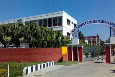 GHG Khalsa College, Ludhiana: Admission, Fees, Courses, Placements, Cutoff, Ranking