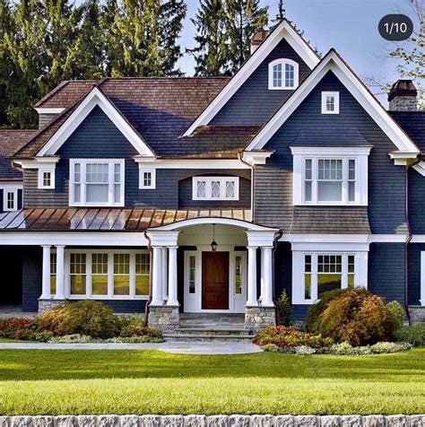 15 House Color Combinations Exterior Design - DHOMISH