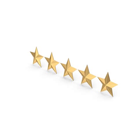 Gold Five Stars Symbol PNG Images & PSDs for Download | PixelSquid ...