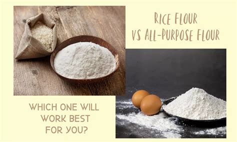 Rice Flour vs All-Purpose Flour: Which Is Better? - The Coconut Mama