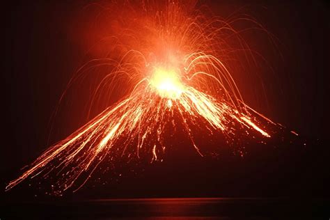 Deadly ‘Child of Krakatau’ Volcano Erupts 56 Times in Indonesia