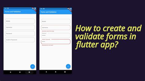 Flutter form validation example popup message box - Lasielectro