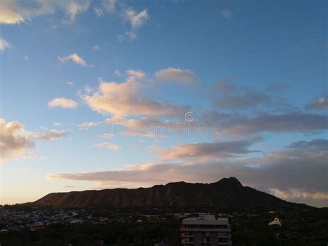 Diamond Head Sunrise stock photo. Image of landscape, travel - 14102