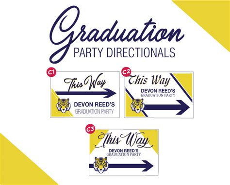 Party Directionals - Custom Sign Center, Inc