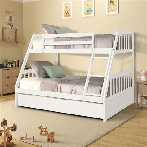 Bunk Bed Full And Twin | White Full Size Bed Frame