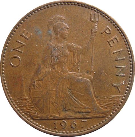 1967 Great Britain One Penny #2