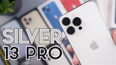 Silver iPhone 13 Pro Unboxing & First Impressions! - YouTube