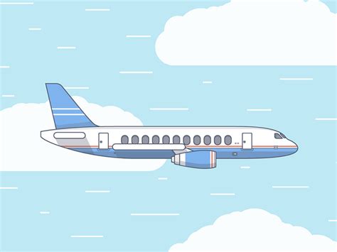 Plane | Airplane illustration, Airplane drawing, Illustration