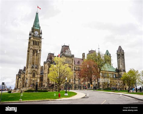 Ottawa, Canada - May 14, 2017. Parliament Buildings in Ottawa, Canada ...