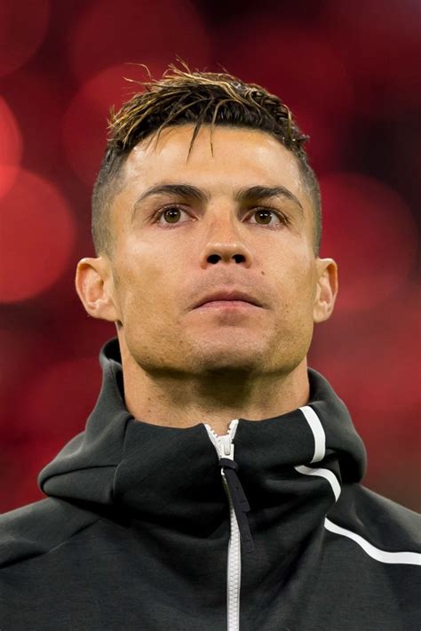 AMSTERDAM, NETHERLANDS - APRIL 10: Christiano Ronaldo of Juventus looks on prior to the UEFA ...