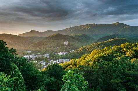 Gatlinburg Tennessee Great Smoky Mountain Sunrise Photograph by Mark VanDyke - Fine Art America