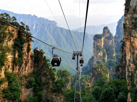 Zhangjiajie Tianzi Mountain Cable Car,How to Get to Tianzi Mountain,Where is Tianzi Mountain ...