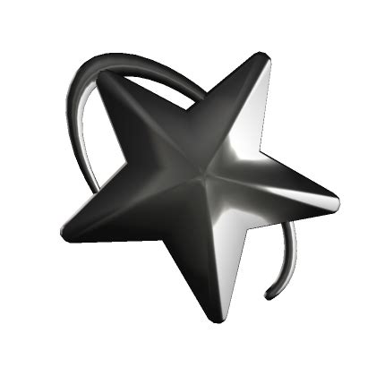 Y2K Star Icon Silver Decorative Graphic Design Element PNG | PNG All