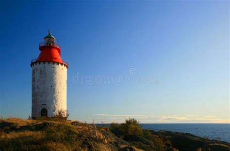 Swedish lighthouse stock image. Image of navigation, europe - 14732893