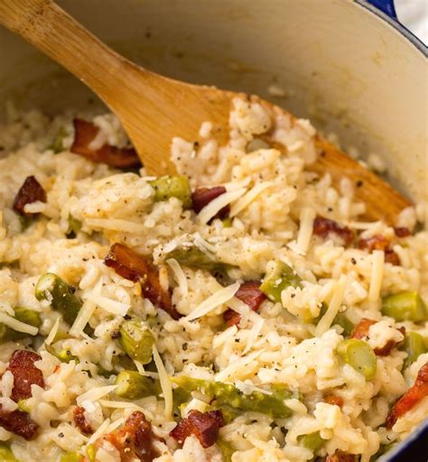 Best Creamy Asparagus and Bacon Risotto Recipe - How to Make Creamy ...