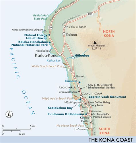 Map of The Kona Coast | The Kona Coast | Fodor's Travel Guides