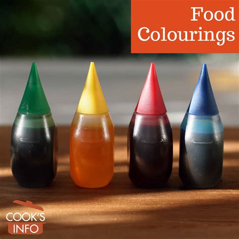 Food Colourings - CooksInfo