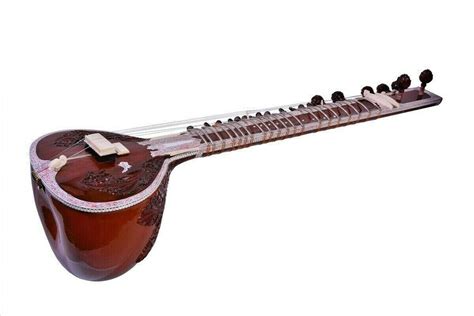 Hand Made Sitar Best Design Bag 7 Main Strings and 11 or 9 Sympathetic ...