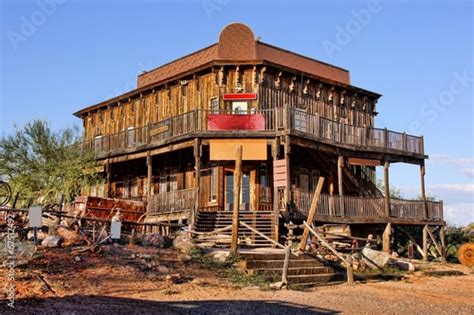 Old Wild West building in a ghost town in Arizona - Buy this stock ...