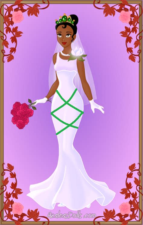 Tiana's wedding dress by unicornsmile on DeviantArt