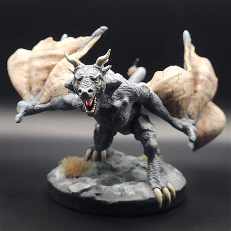 3D Print of Elite Orc Riding Wyvern (includes Wyvern only version) by ...